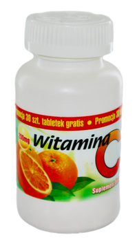 Witamina C 200 mg 260 szt tabl. o smaku pomarańczy