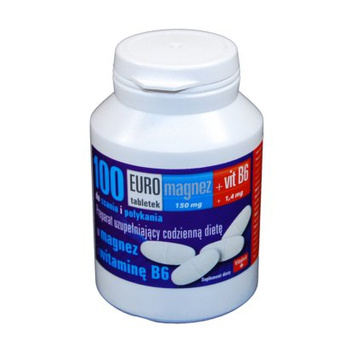 Euromagnez +VIT B6 (100 szt. tabl.)