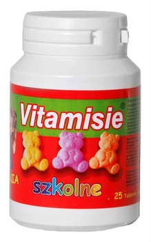 vitamisie junior 25 szt szkolne tabletki do sania